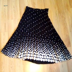 Forever 21 polka dot midi skirt
